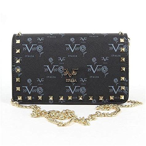 versace 1969 abbigliamento sportivo srl handbag with chain|19v69 italia by Versace.